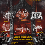 Affiche officiel de la 4ème édition du festival de métal Vind'Hell Fest.
